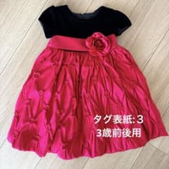 ドレス 黒　赤　3歳前後のサムネイル
