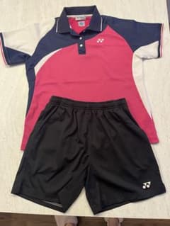 YONEX テニスウェア 上下セット ピンク ネイビーのサムネイル