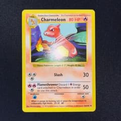 リザード Charmeleon シャドーレス 英語版 ポケモンカード 初期 旧裏