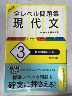 大学入試 全レベル問題集 現代文 3 私大標準レベルのサムネイル