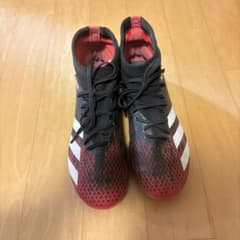 adidas Predator サッカーシューズ レッド/ブラック - メルカリ