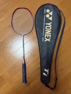 YONEX バドミントンラケット Ti1 TITANIUM MESH ケース付 - メルカリ