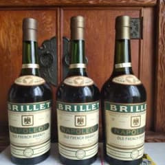 BRILLET  NAPOLEON  700mlのブランデー3本のサムネイル