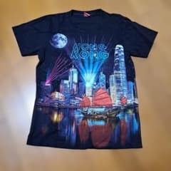 HONG KONG Tシャツ ブラック Sサイズのサムネイル