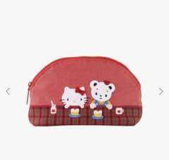 familiar ファミリア ハローキティ ポーチ レッド 新品 タグ付 - メルカリ