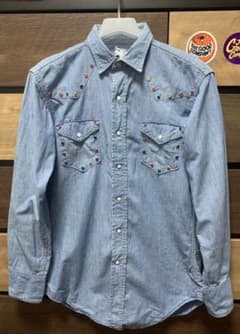 60's-70's アメリカ製 Wrangler ラングラー ウエスタンシャツのサムネイル