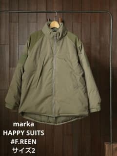 marka HAPPY SUITS カーキ ダウン - メルカリ