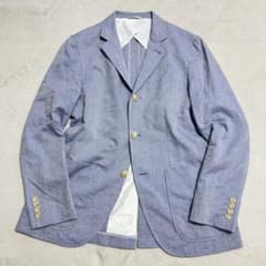 人気 美品 BEAMS ビームス テーラードジャケット クールビズ R-8002 