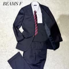 BEAMS F 1978 ビームスエフ セットアップスーツ ネイビー ストライプ 