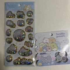 すみっコぐらし おはじきシール　ホログラムシール 2セットのサムネイル