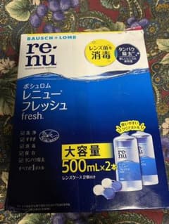☆ゆーな様専用☆ ボシュロム　レニュー　フレッシュ　500ml×2本セットのサムネイル