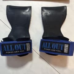 オールアウト ALL OUT POWER GRIP PRO 左右セット ブルー - メルカリ