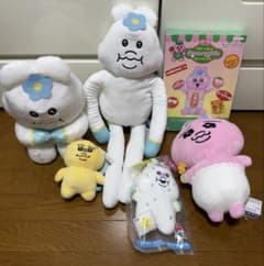 【新品・未開封・タグ付】おぱんちゅうさぎ　んぽちゃむ　プライズ６点セット