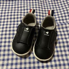 le coq sportif キッズ スニーカー ブラック　13.5㌢のサムネイル
