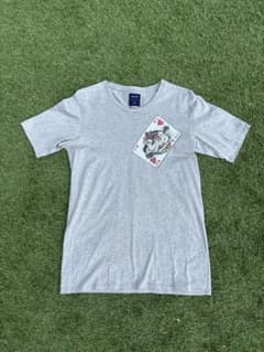 ミハラヤスヒロトランプデザイン Tシャツ グレーのサムネイル