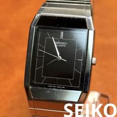 A16 希少 稼動品 SEIKO quartz レクタンギュラー80年代 - メルカリ