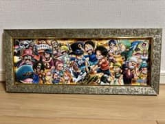 ONE PIECE ジグソーパズル 完成品 専用フレーム付き 尾田栄一郎 - メルカリ