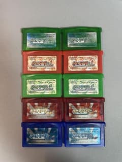 ゲームボーイアドバンス ポケットモンスター 10本セットのサムネイル