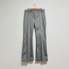 UNTITLED (Untitled) Slacks Pants, Gray, Glossy, Office, Commuting