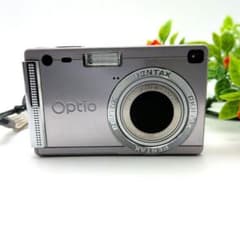 動作品✨PENTAX Optio S5i デジカメ 充電器 バッテリー2個 - メルカリ