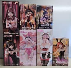 【未開封】プライズ 美少女フィギュア まとめ売り 7点セット ⑥ バニー