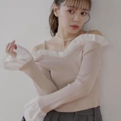 【最終値下げ】Chico フリルドッキングフレアス　ピンクのサムネイル