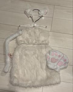 白ネコ コスプレ Mのサムネイル