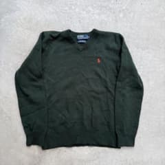 Polo by Ralph Lauren ダークグリーン セーター Mのサムネイル