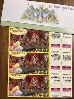 なばなの里・ベゴニアガーデン招待券のサムネイル