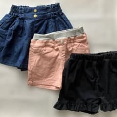 ショートパンツ3点セット　120cmのサムネイル