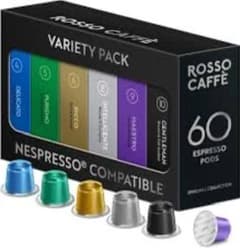 ロッソRosso Caffè Nespresso互換エスプレッソポッド60個入りのサムネイル