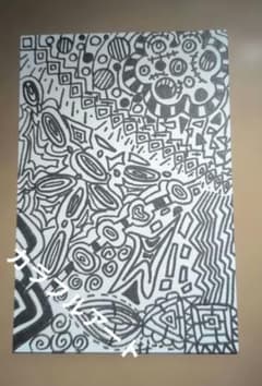 ★原画　手描きアート　抽象画のサムネイル