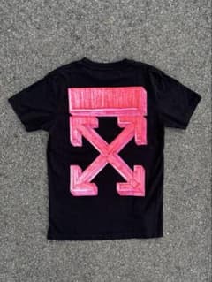 ヒ*シ様 【正規品】Off-White マーカークロス ピンク Tシャツ 半袖のサムネイル