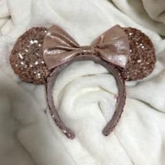 ディズニー ミニーカチューシャ ピンク スパンコールのサムネイル