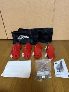 JCSM 80 ハリアー用　ブレーキキャリパー 4個セット　赤 JCSM 80 ハリアー用 ブレーキキャリパー 4個セット 赤 - メルカリ