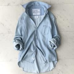 フランク＆アイリーン EILLEN デニムシャツ ストーンウォッシュ M相当 