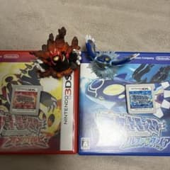 ポケモン　オメガルビー アルファサファイア ソフト　ダブルパックフィギュアセットのサムネイル
