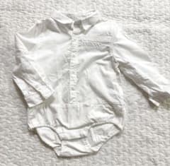 ZARA ベビー 長袖シャツ ロンパース ホワイト 74cmのサムネイル