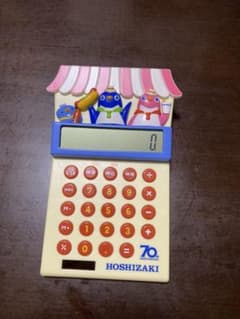 HOSHIZAKI 70周年記念 キャラクター電卓のサムネイル