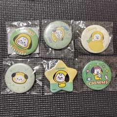 BT21 CHIMMY 캔 배지 6점 세트