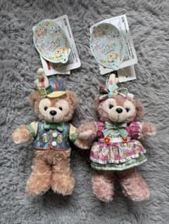 ダッフィー シェリーメイ ぬいぐるみバッジ 2体セットのサムネイル