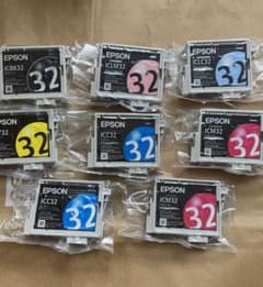 EPSON IC6CL32 インク8点セット　未使用のサムネイル