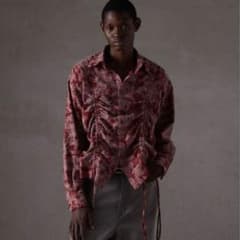 GRANCY】シャーリングデザインブリーチチェックシャツ レッド M - メルカリ