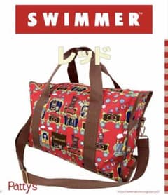 SWIMMER トラベルボストンバッグ レッドのサムネイル