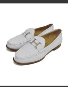 HERMES (エルメス) コンスタンスHロゴローファー ホワイトのサムネイル