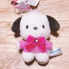 ポチャッコ バースカラービジューマスコット ピンク