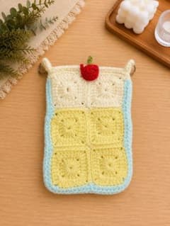ハンドメイド スマホポシェット レモンスカッシュ クリームソーダ スマホポーチのサムネイル