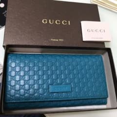 ☆GUCCI 長財布 ターコイズ ブルーのサムネイル
