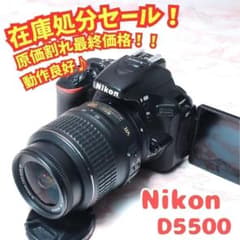 Nikon D5500 Wi-Fi搭載 スマホ転送 一眼レフ ニコン 自撮り - メルカリ