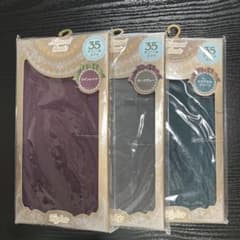 新品未開封　カラータイツ　3本セットのサムネイル